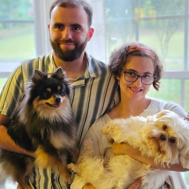 Georgie Harris and Connor Tomlinson